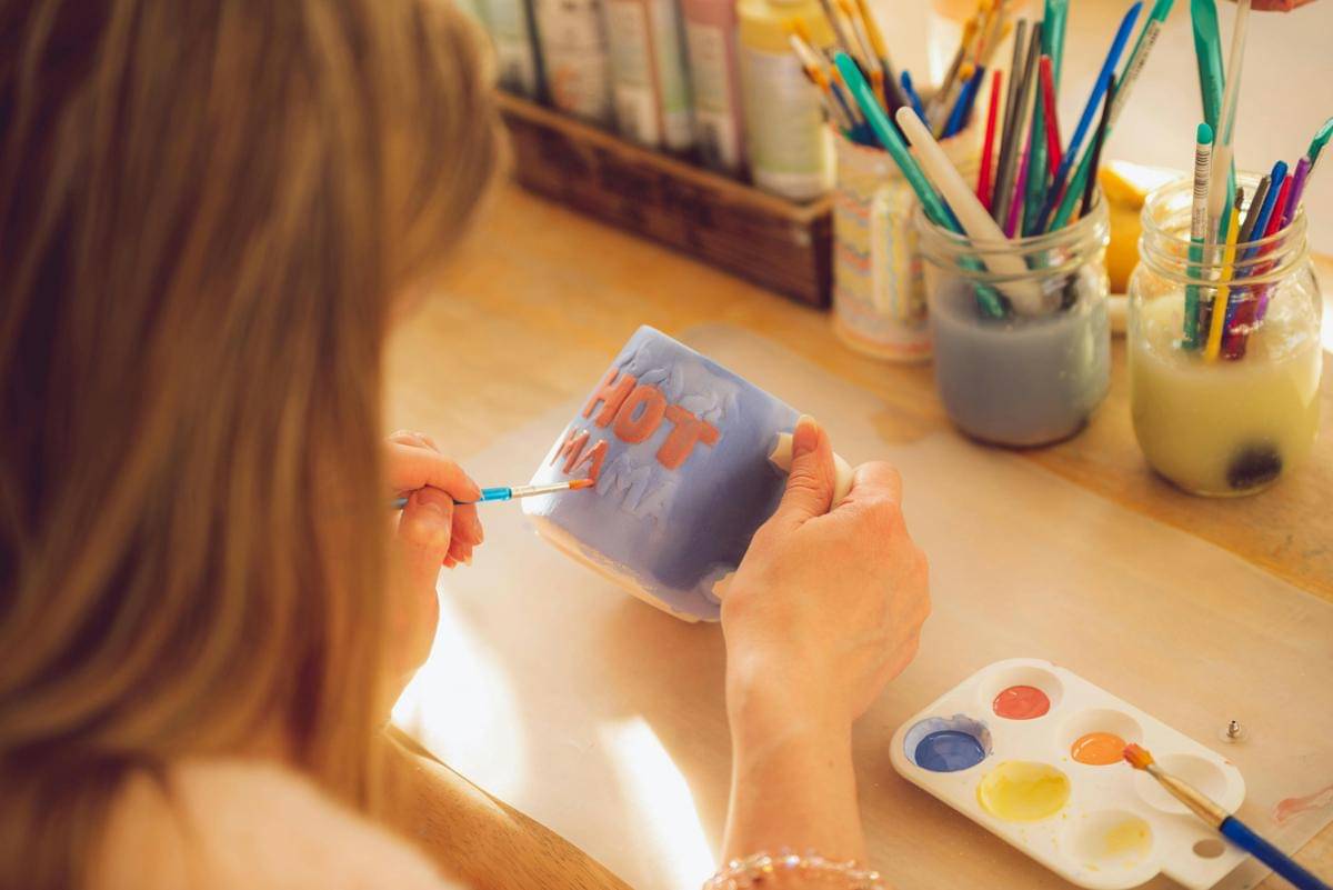 mug lukis ilustrasi membuat mug lukis