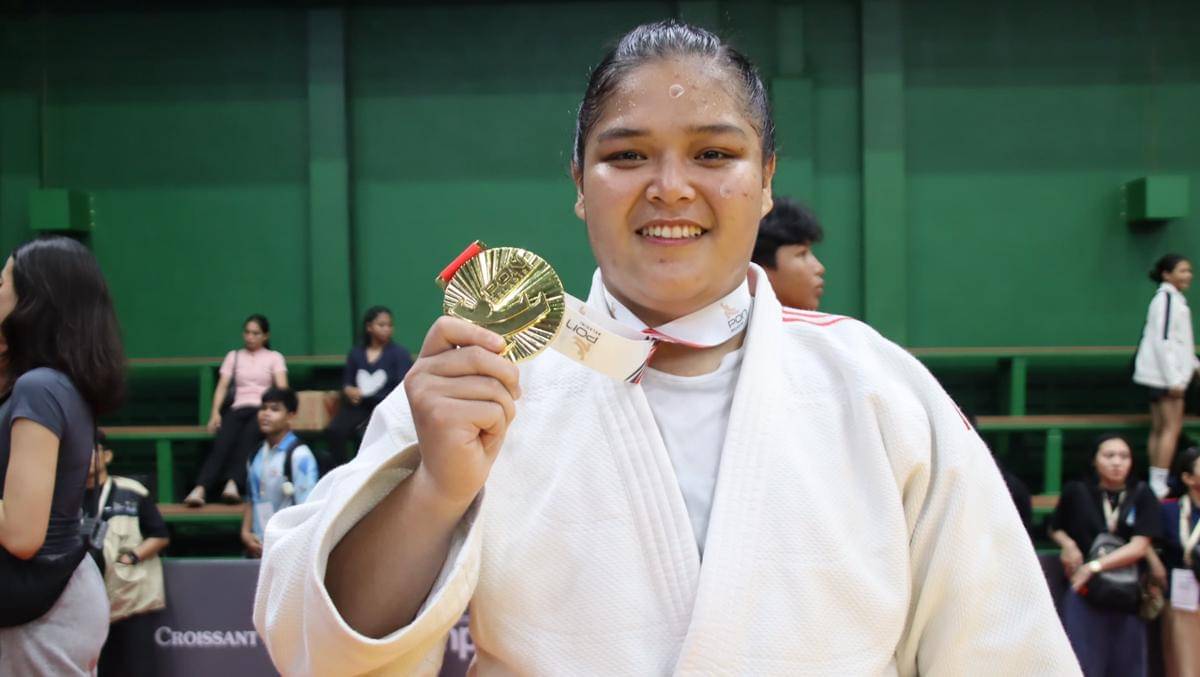 Atlet Judo Lampung yang meraih emas di PON Beladiri Kudus 2025, Indah Permata Sari. (IDN Times/istimewa)