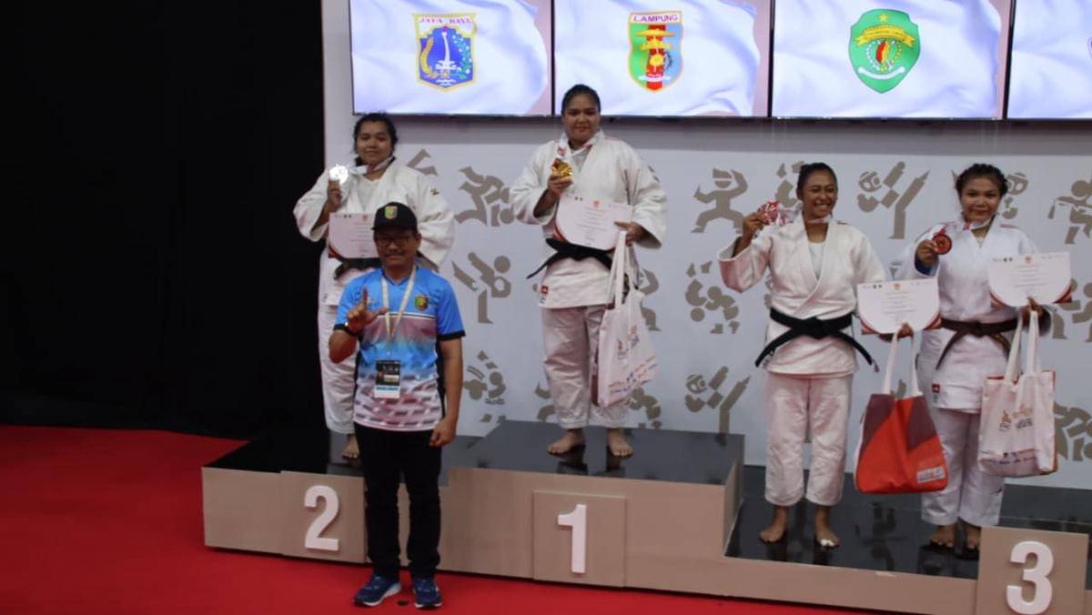 Atlet Judo Lampung yang meraih emas di PON Beladiri Kudus 2025, Indah Permata Sari. (IDN Times/istimewa)