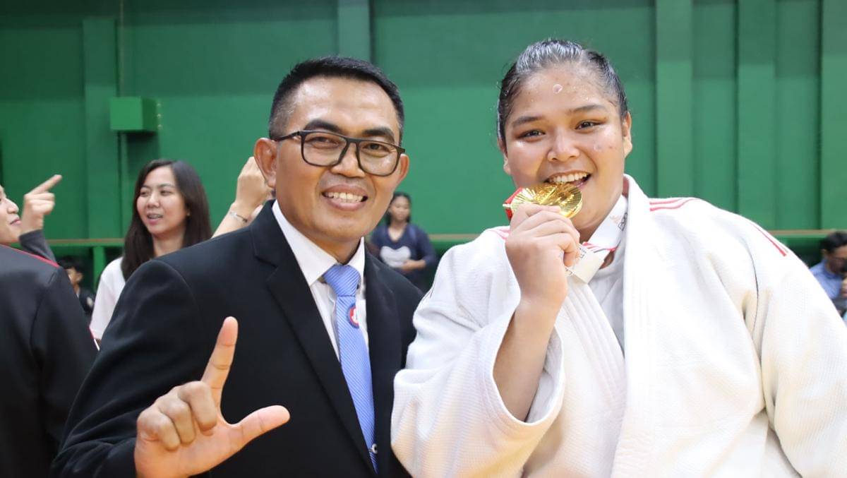 Atlet Judo Lampung yang meraih emas di PON Beladiri Kudus 2025, Indah Permata Sari. (IDN Times/istimewa)