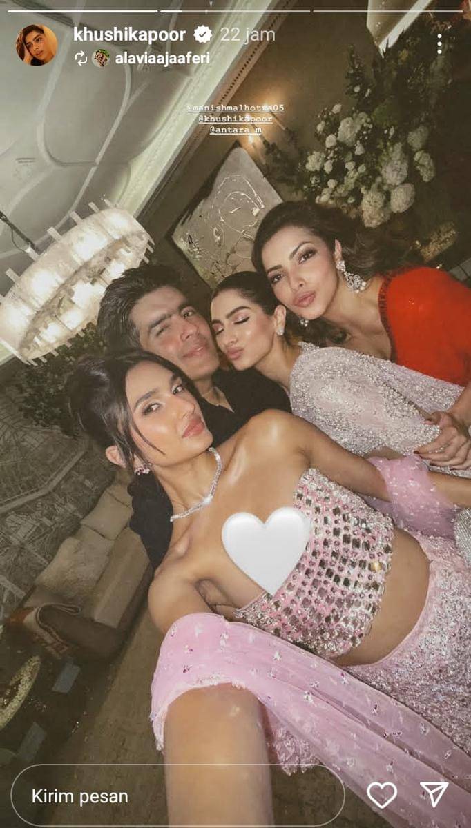 Khushi Kapoor dan rekan artis