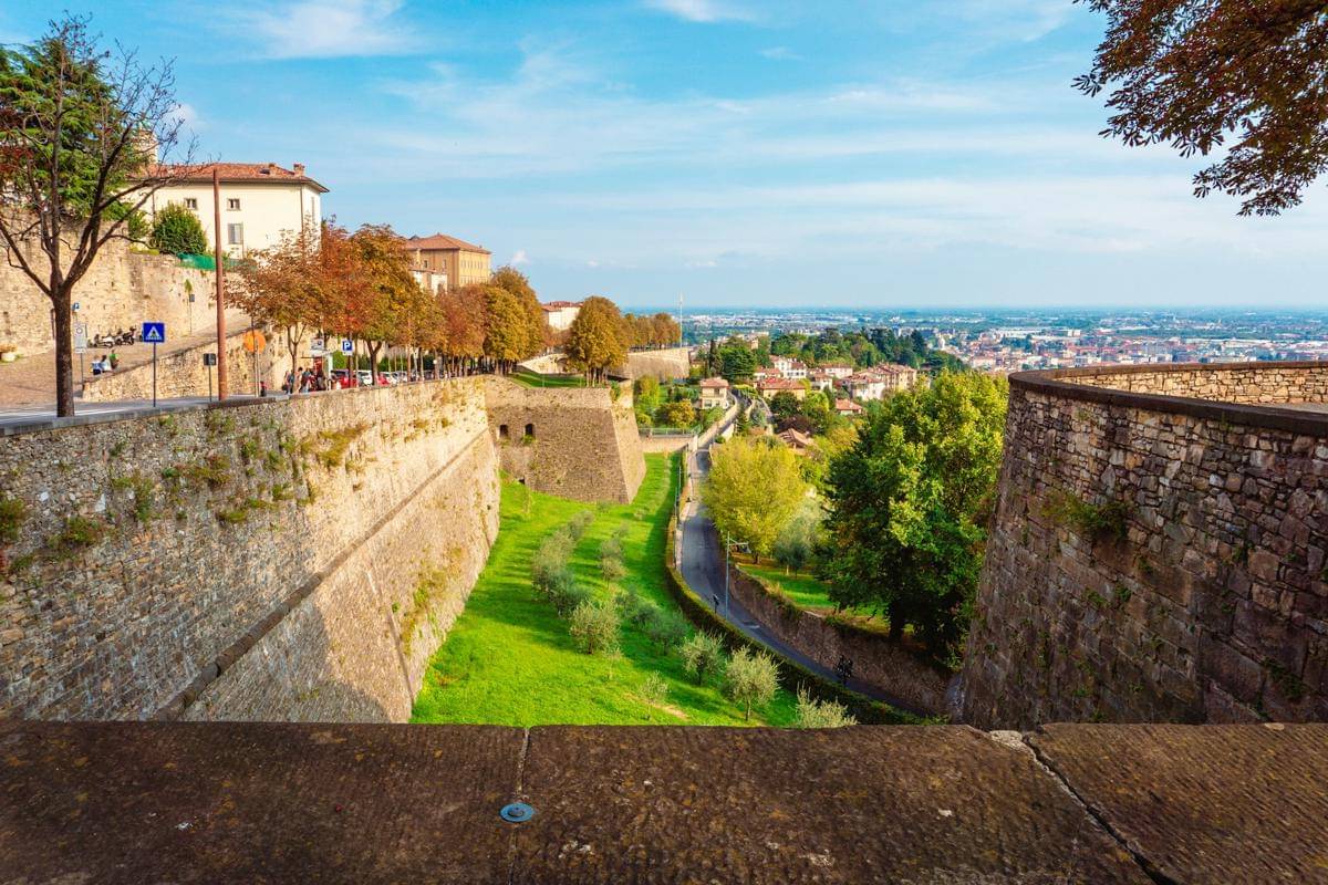 potret Citta Alta, Bergamo, Italia
