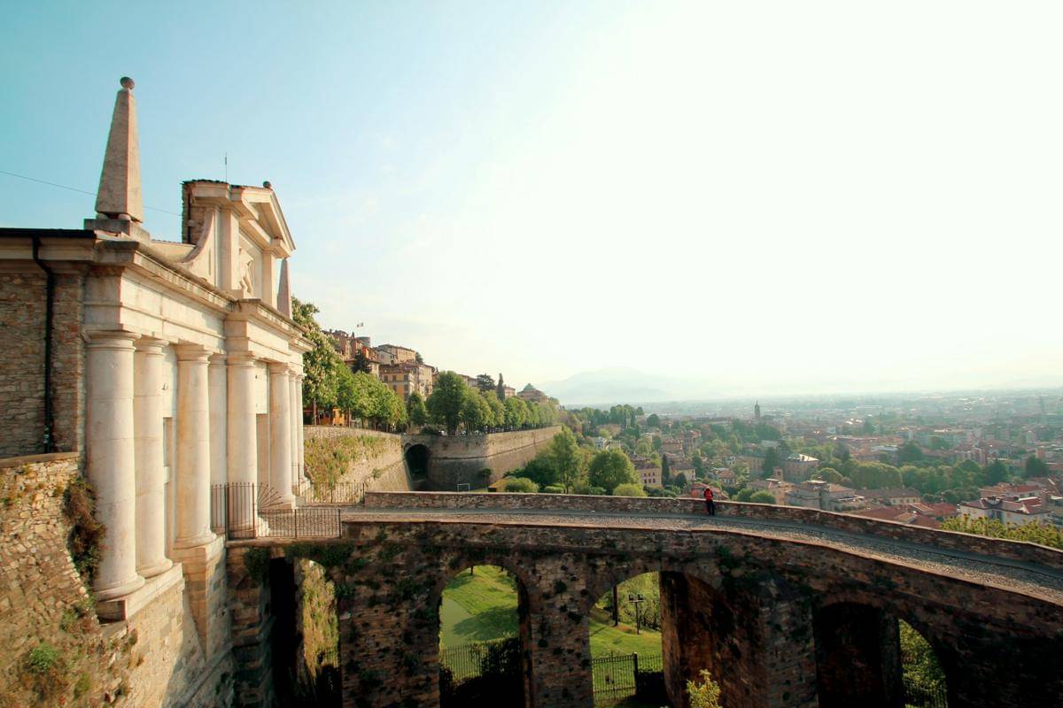 potret Kota Bergamo, Italia