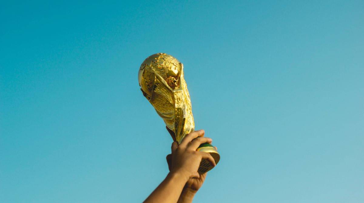 potret trofi Piala Dunia