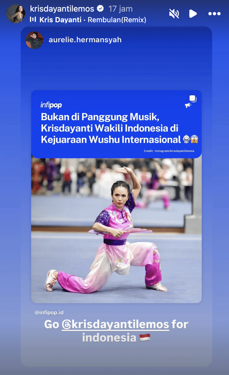 Aurel berikan dukungan untuk Kris Dayanti