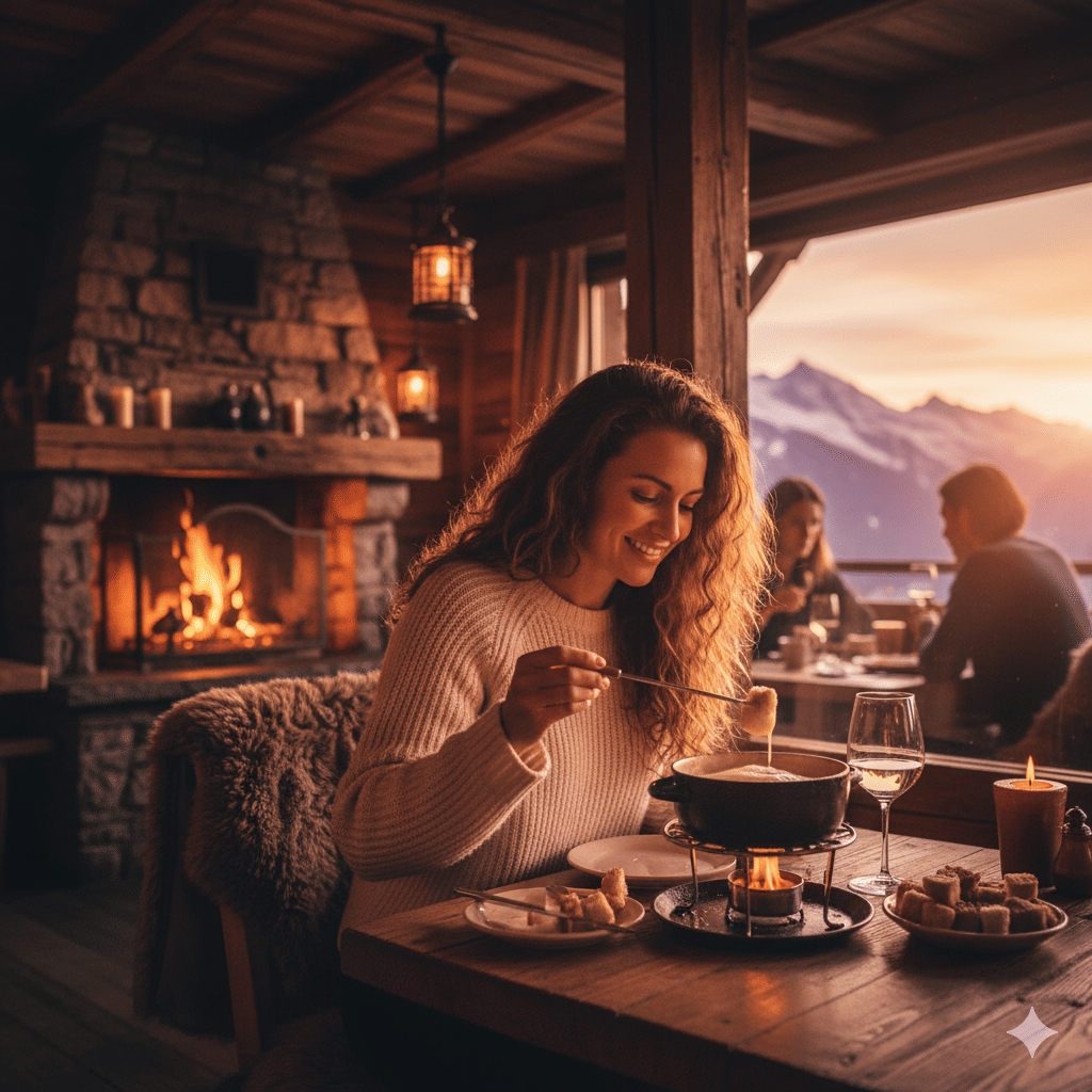 Prompt Gemini AI Foto Liburan di Swiss