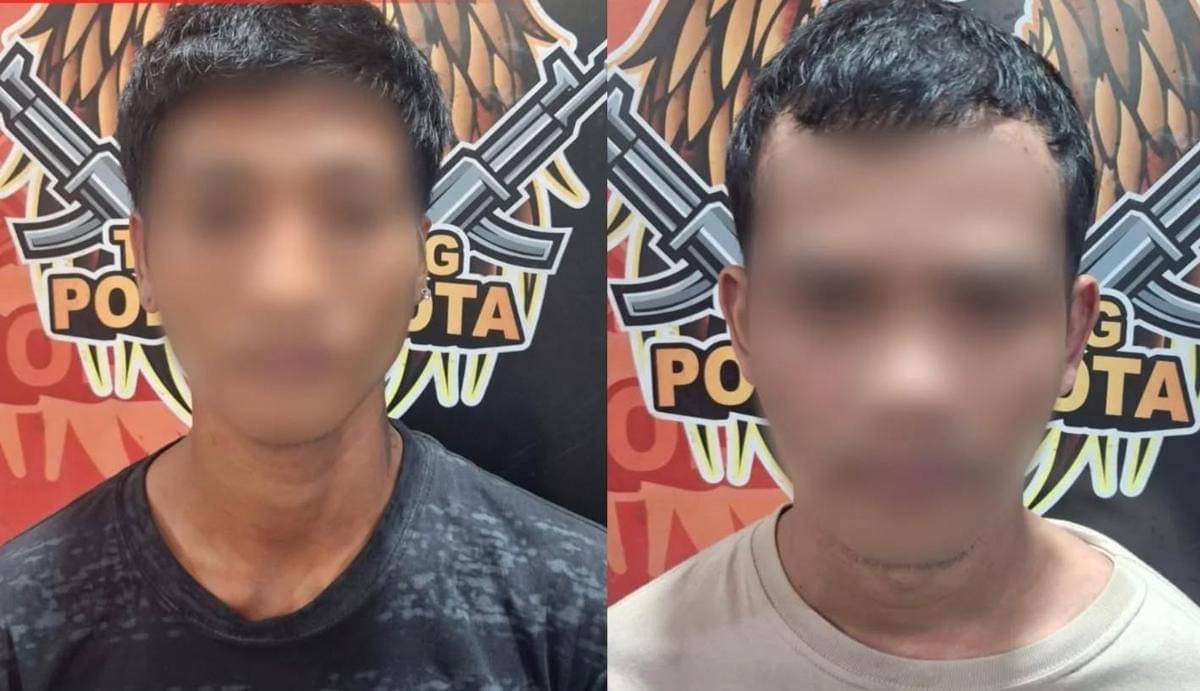 Polisi menangkap dua pelaku berinisial MP (33) dan MRA (32).
