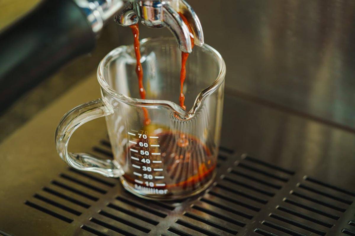 Potret kopi ristretto 
