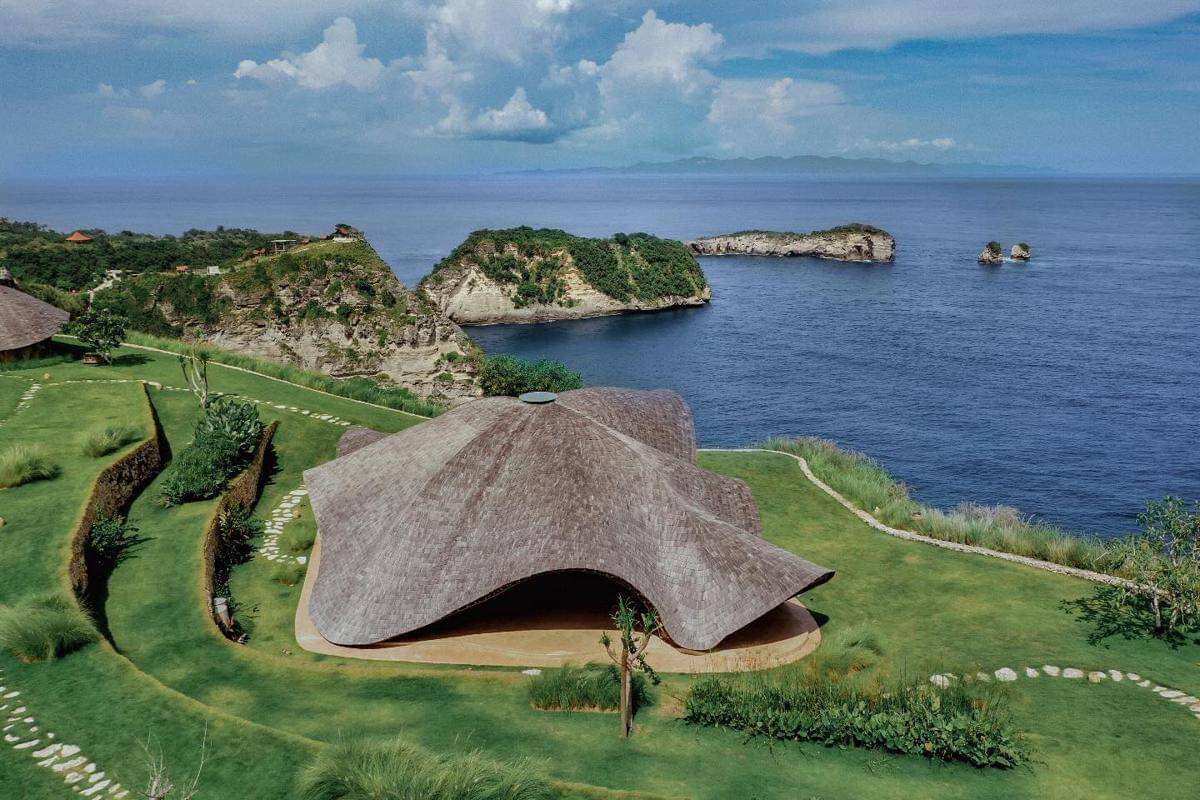 Potret Shell Restaurant di Intaaya Retreat, Nusa Penida, Bali