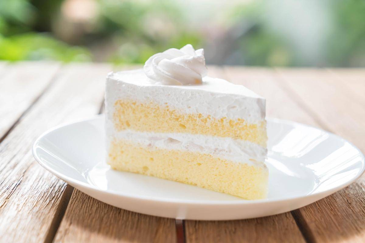 ilustrasi vanilla cake