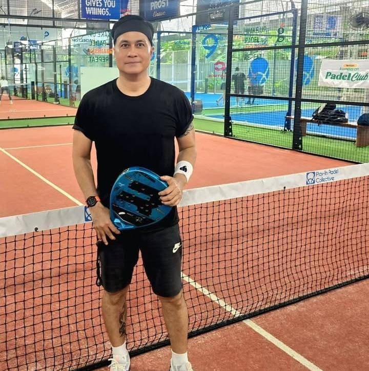 Adjie Pangestu Main Padel
