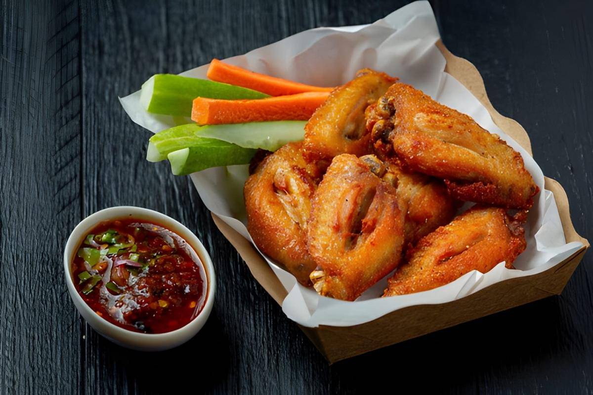 ilustrasi ayam goreng terasi