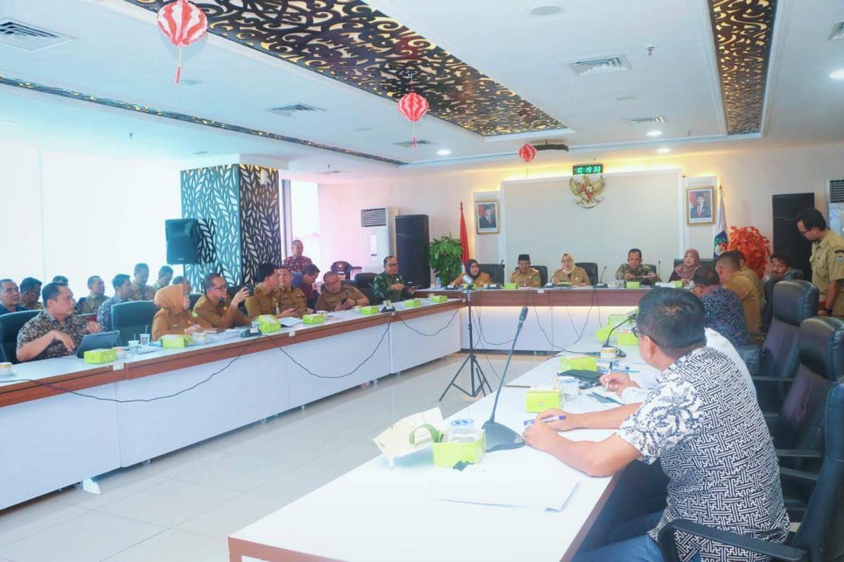 Pemkab Muba saat menghadiri rapat pembahasan usulan revisi Permendagri 126/2017 yang digelar di Kantor Kementerian Dalam Negeri, Jakarta Pusat, Selasa (14/10/2025). (Dok. Pemkab Muba)