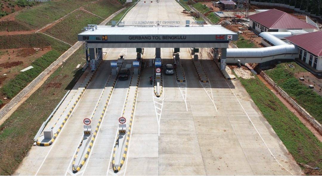 Gerbang Tol Bengkulu. (Instagram: Kementerianpu)