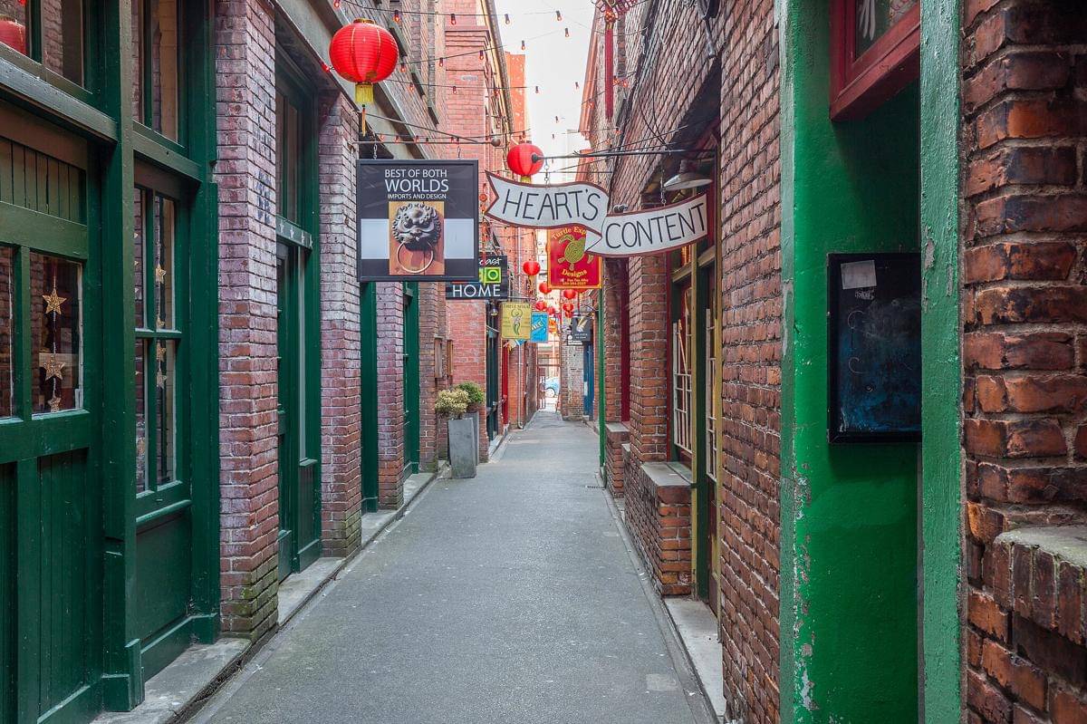 Fan Tan Alley, Chinatown, Kota Victoria, Kanada