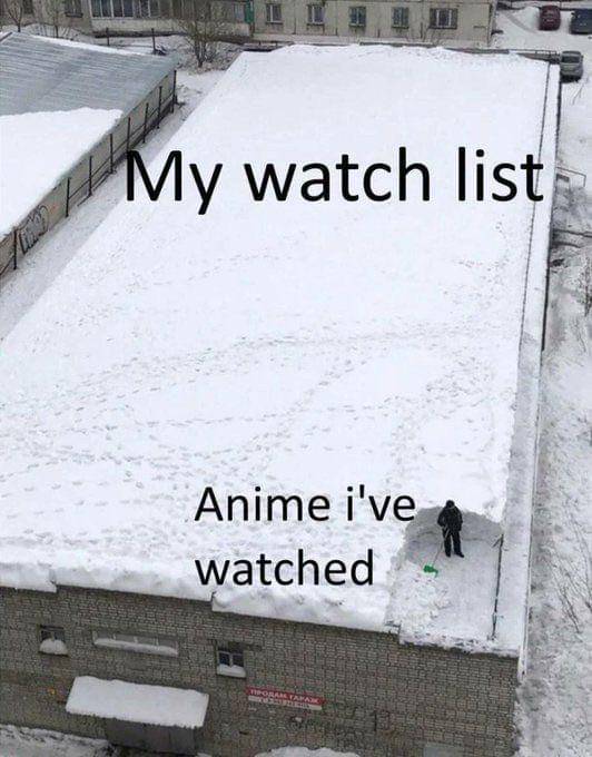 meme anime tentang salju