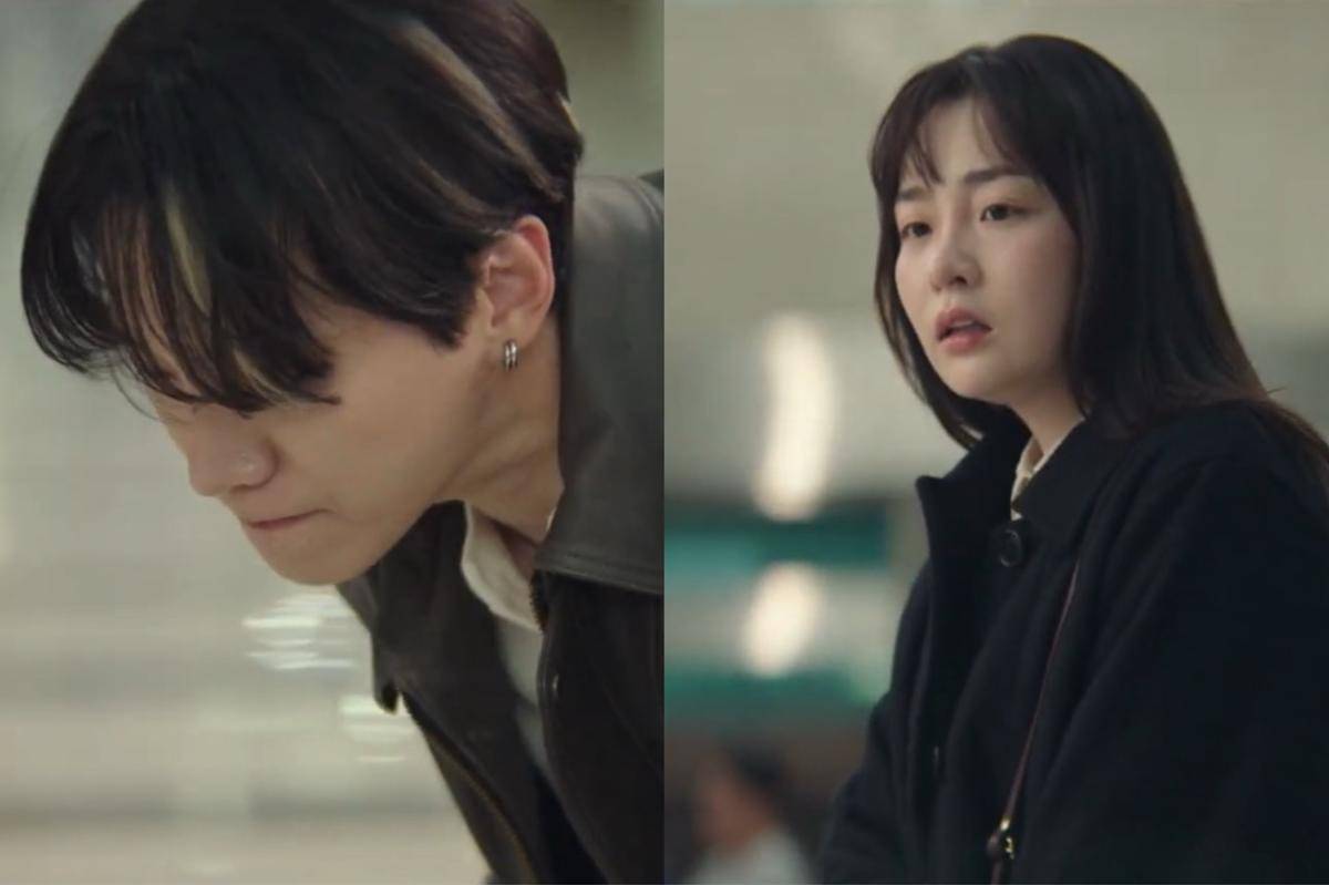Kang Tae Poong (Lee Jun Ho) dan Oh Mi Seon (Kim Min Ha) dalam drakor Typhoon Family 