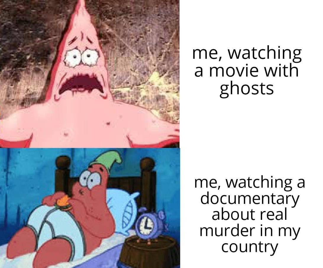 meme kartun tentang jump scare