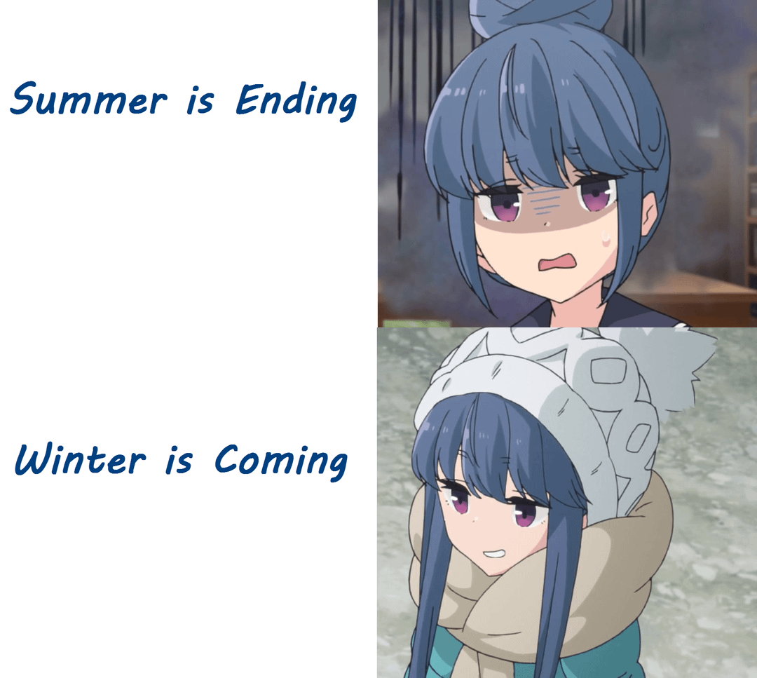 meme anime tentang salju