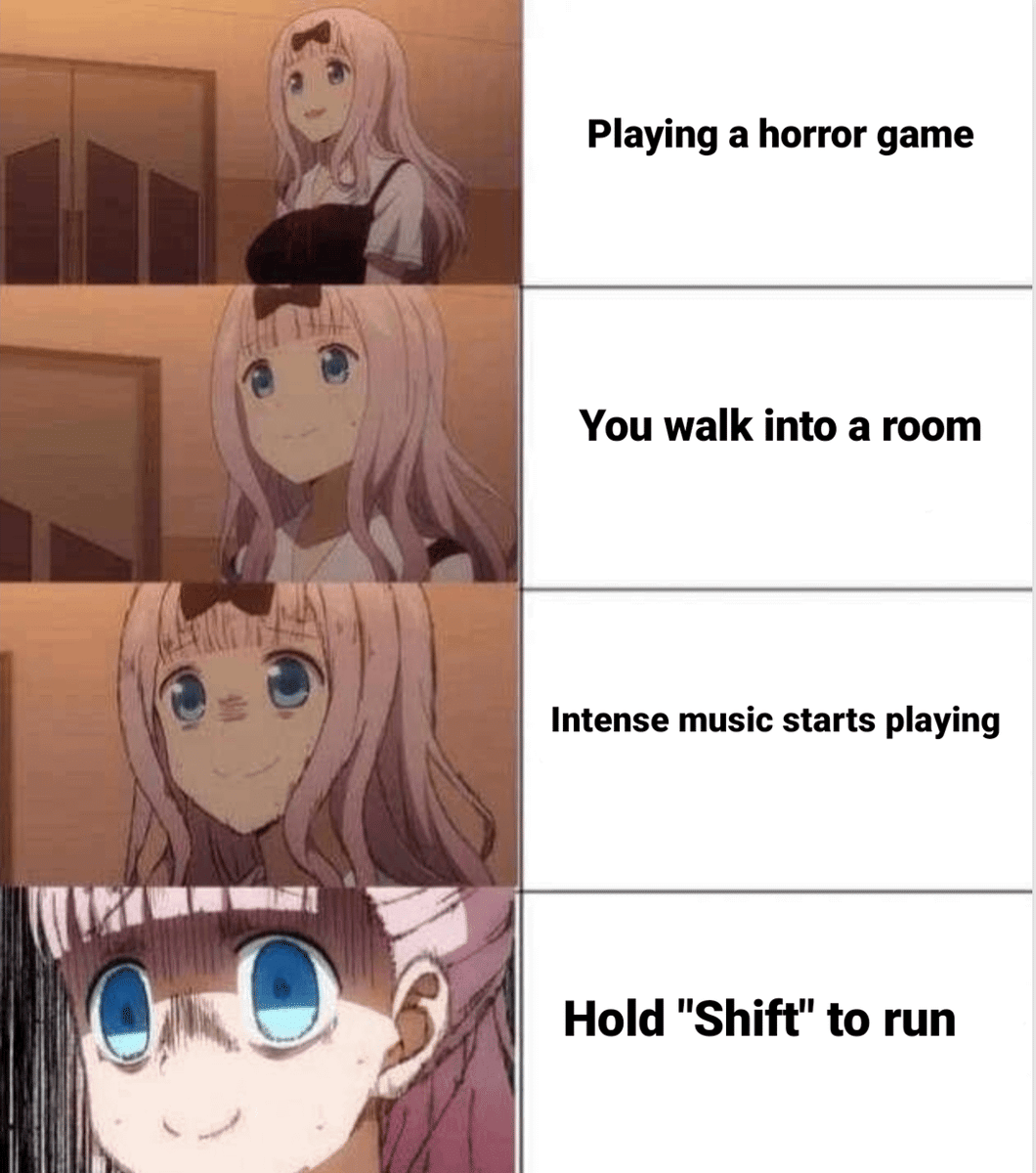 meme kartun tentang jump scare