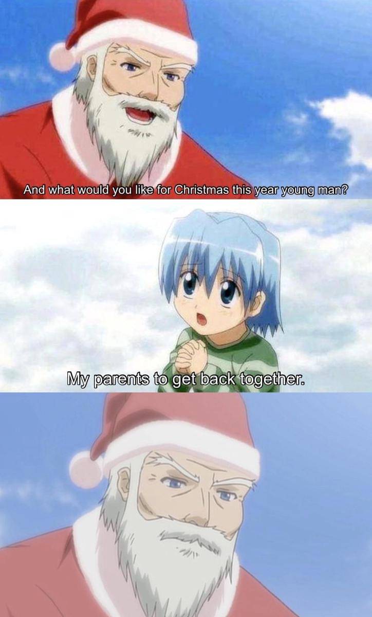 meme anime tentang salju