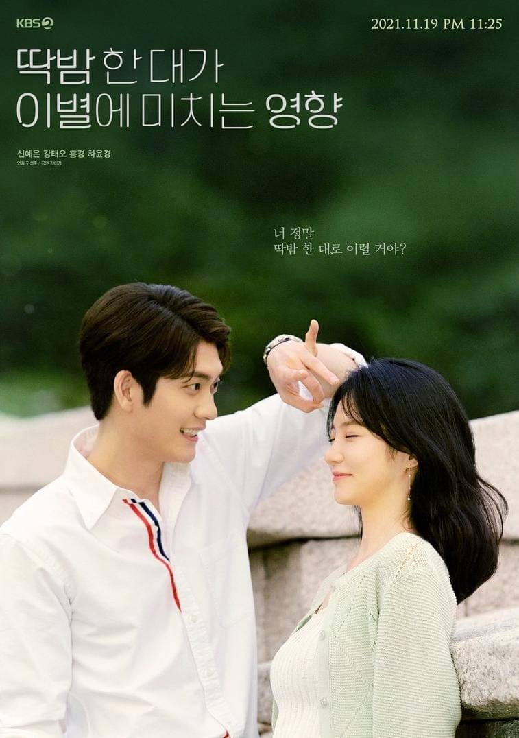 poster drama The Effect of a Finger Flick on a Breakup