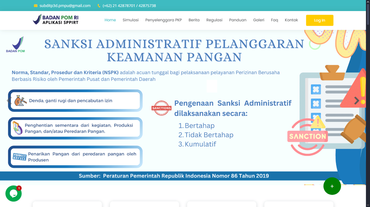 Halaman utama SPP-IRT