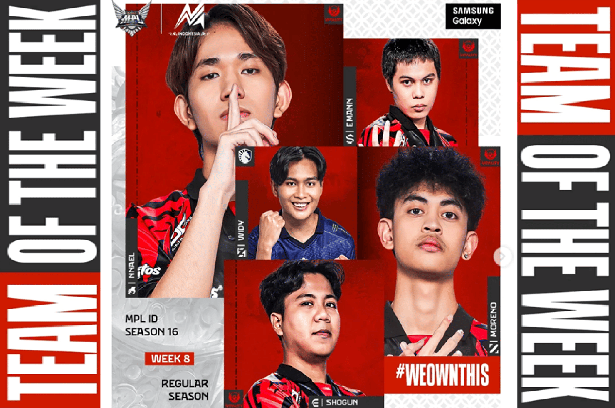 Team of The Week Minggu ke-8 Regular Season MPL ID S16