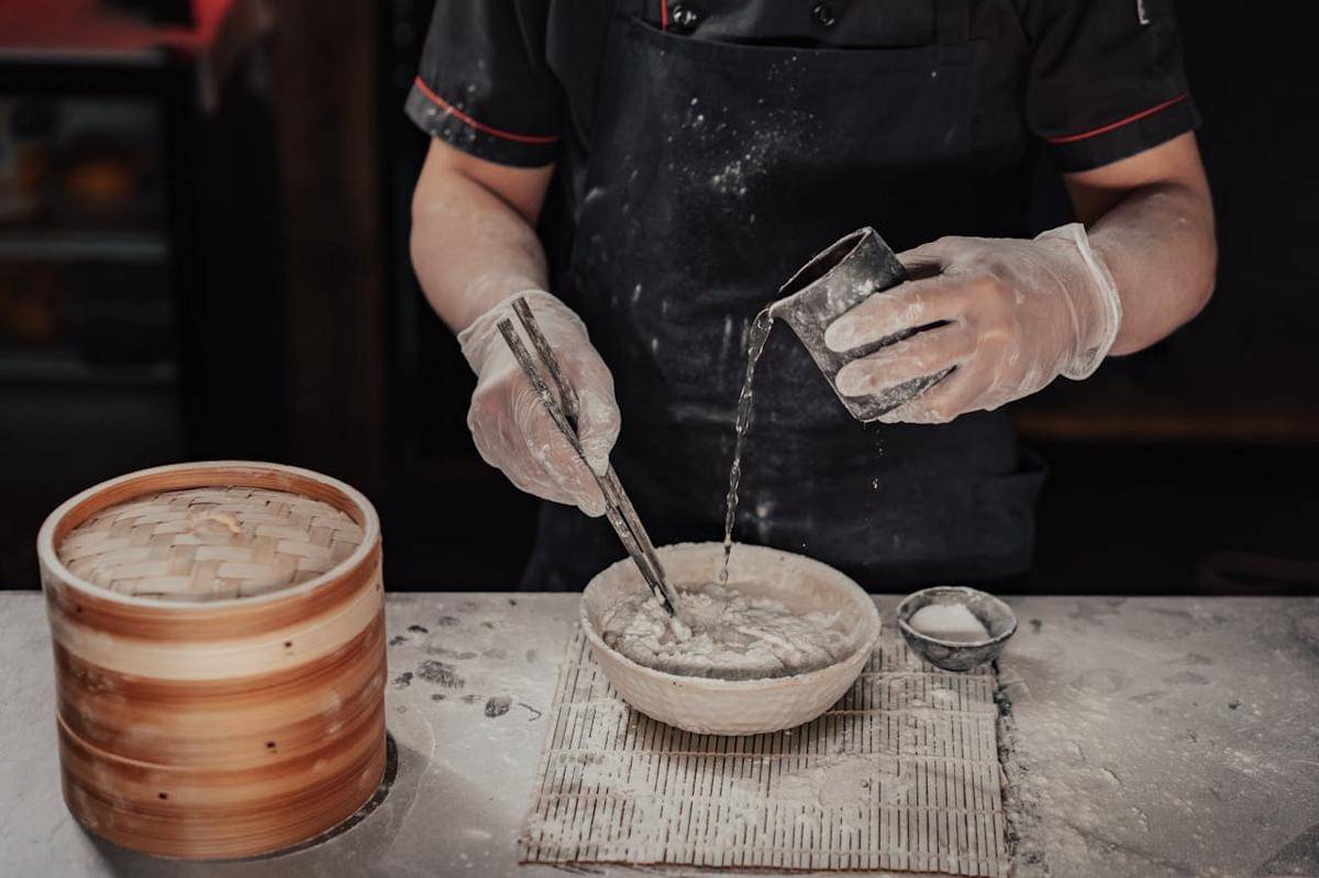 ilustrasi membuat dumpling