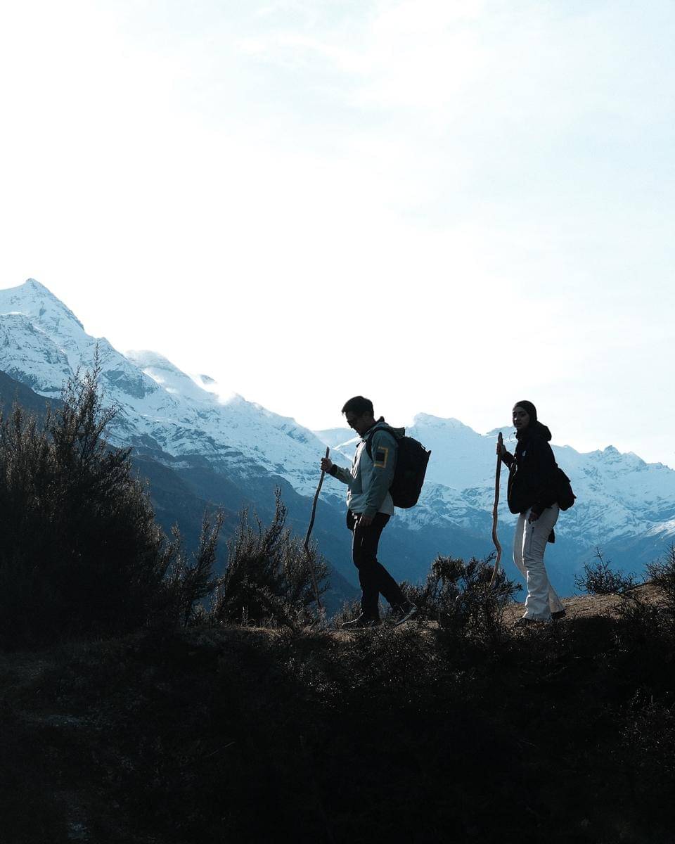 seleb mendaki gunung bareng pasangan