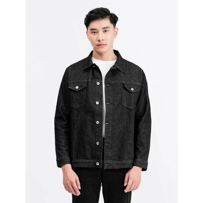 Waze Denim Jacket Black Livehaf
