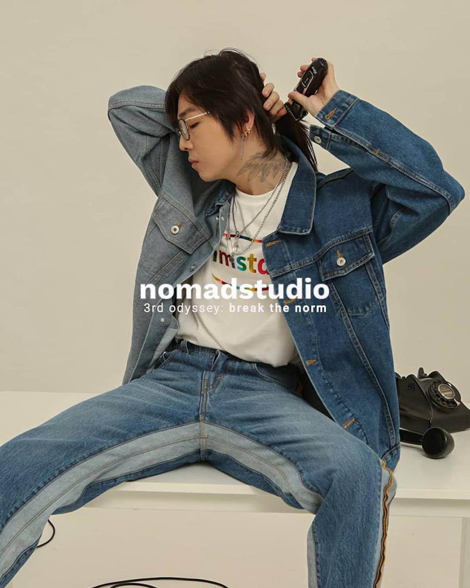 Inside Out Denim Jacket Nomad Studio