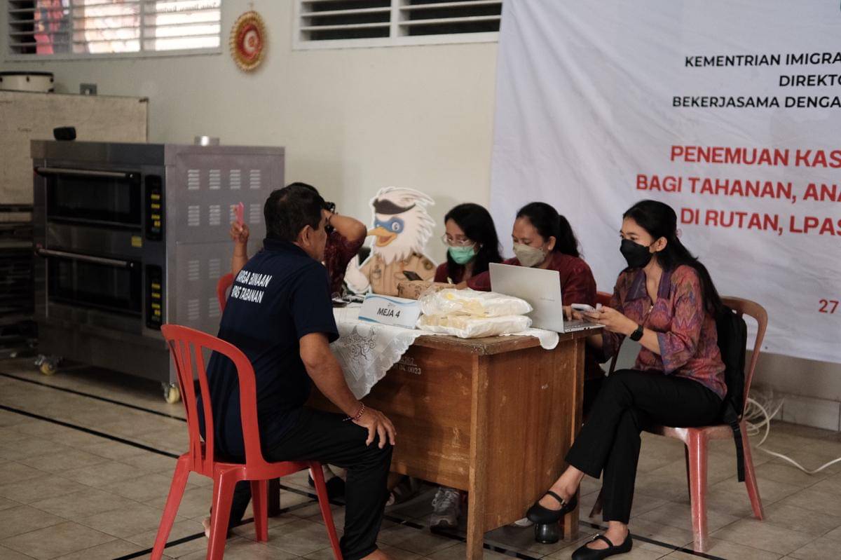 Warga Binaan Lapas Tabanan Jalani Skrining TBC