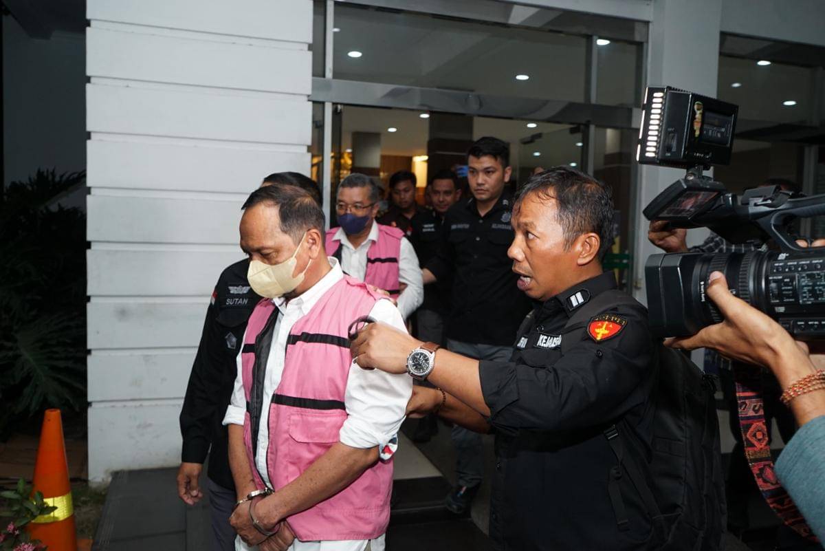 Mantan Kepala BPN Sumut ditahan karena dugaan korupsi kasus pelepasan aset PTPN I (dok.istimewa)