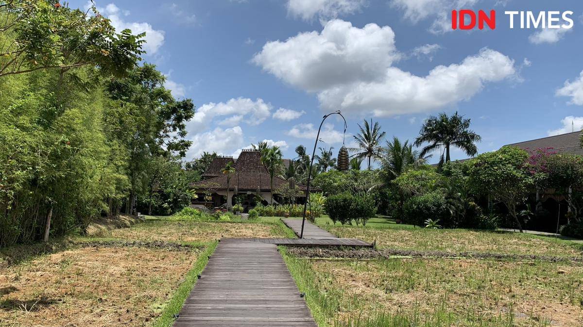 Suasana di salah satu kafe di Ubud, Bali 