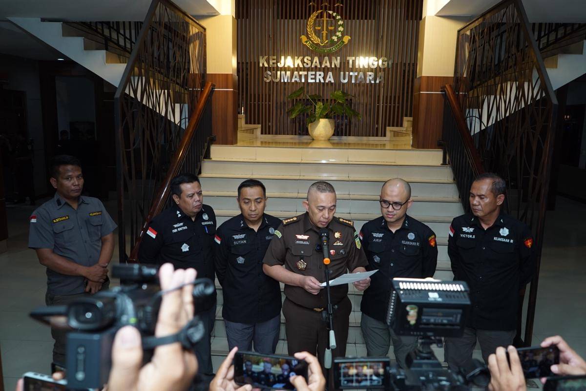 Mantan Kepala BPN Sumut ditahan karena dugaan korupsi kasus pelepasan aset PTPN I (dok.istimewa)