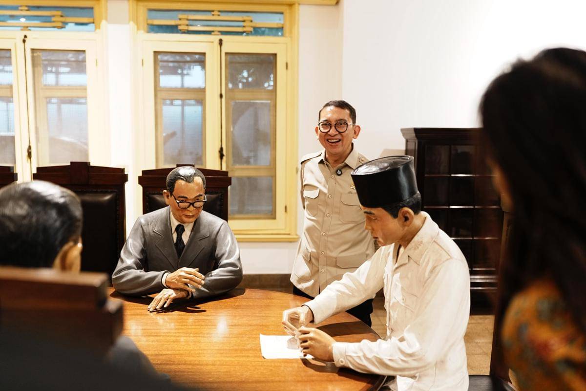 Menteri Kebudayaan Fadli Zon di Museum Perumusan Naskah Proklamasi(dok. Humas Kementerian Kebudayaan)