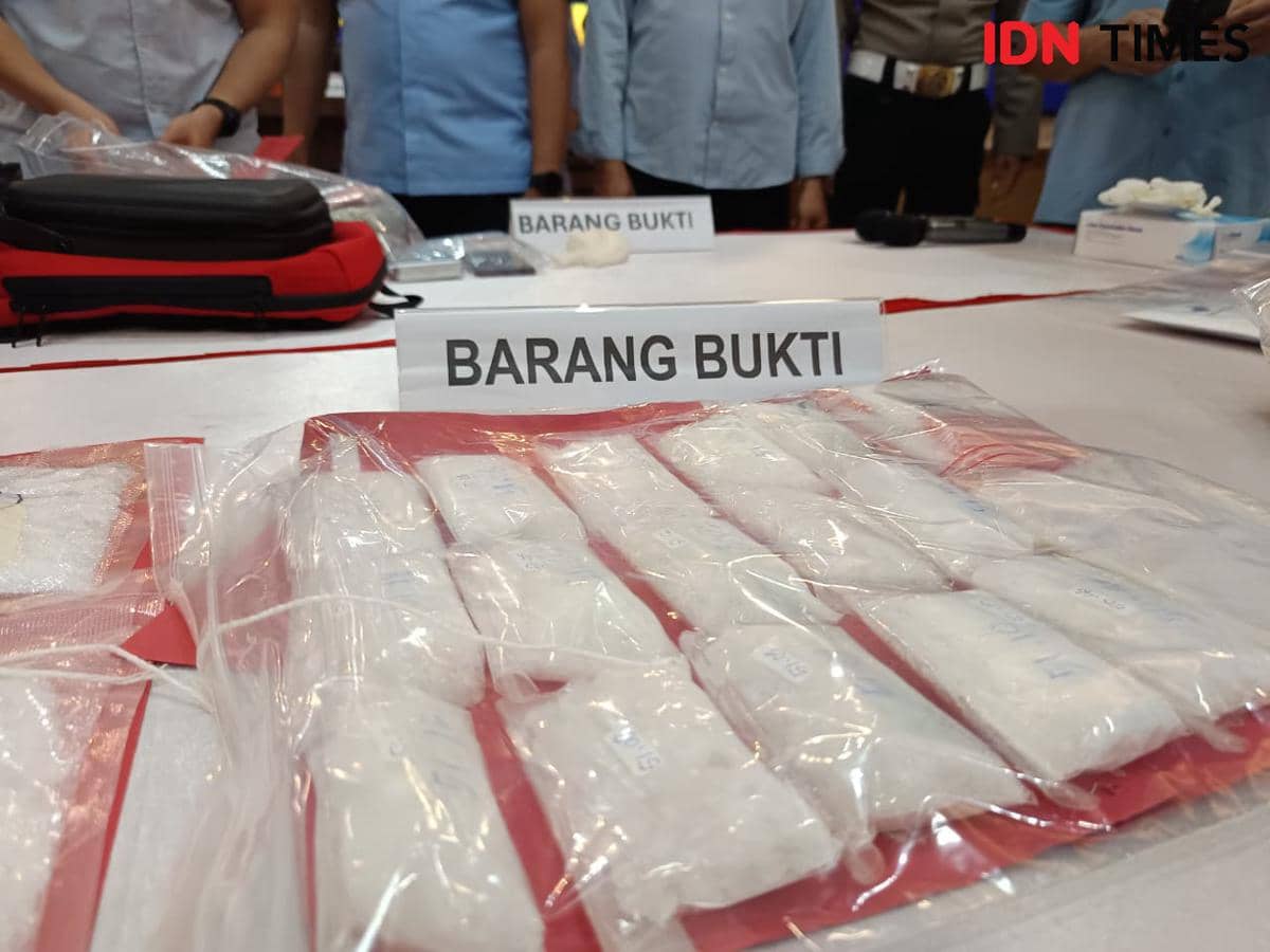 Ilustrasi barang bukti narkoba.