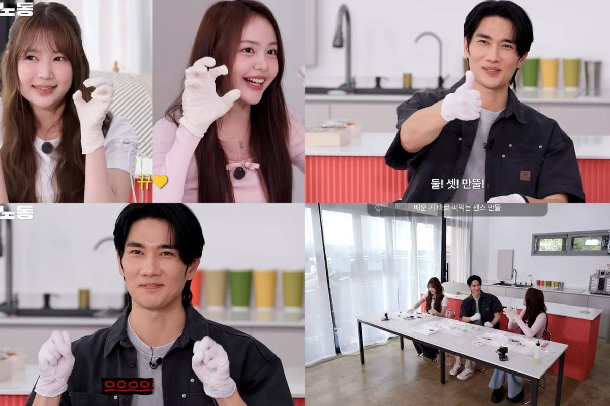 Carmen dan Ye-on tampil di Simple Labor Workman yang dibawakan Uhm Tae Goo
