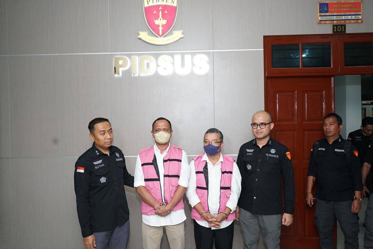Mantan Kepala BPN Sumut ditahan karena dugaan korupsi kasus pelepasan aset PTPN I (dok.istimewa)
