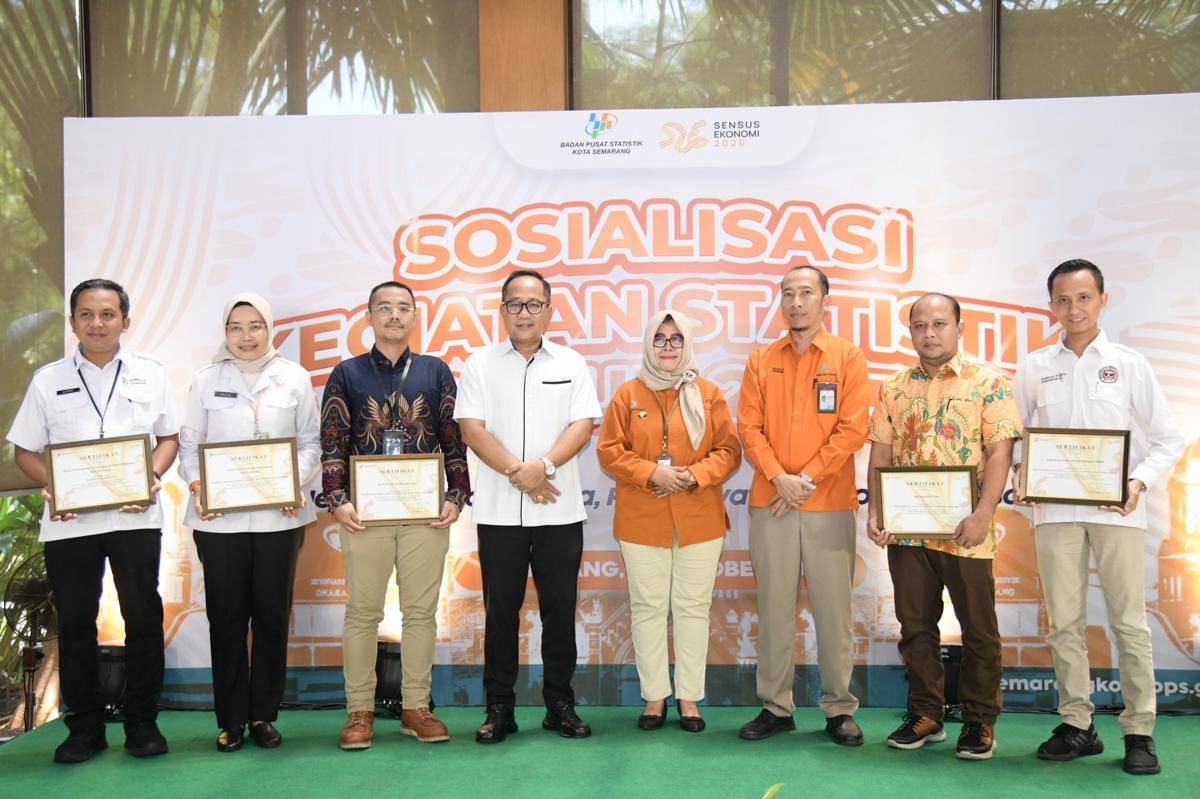 sensus ekonomi, bps, wakil wali kota semarang, iswar aminuddin