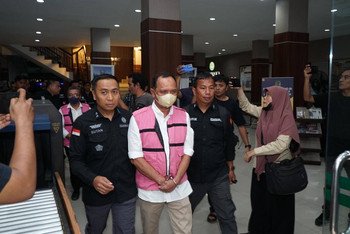 Mantan Kepala BPN Sumut ditahan karena dugaan korupsi kasus pelepasan aset PTPN I (dok.istimewa)