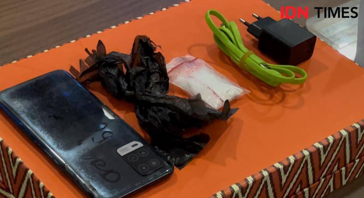 Napi di Lapas Pontianak pesan ojol untuk antar sabu. 