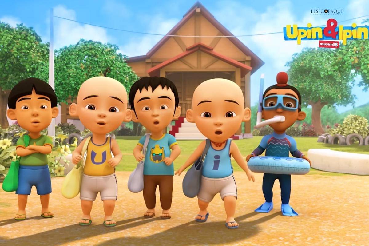 Still cut animasi Upin&Ipin