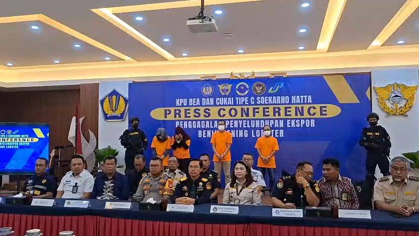 4 Penumpang di Bandara Soetta Selundupkan Benih Lobster Senilai Rp5,17 M
