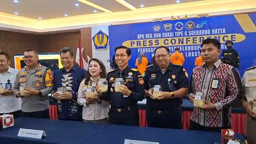 4 Penumpang di Bandara Soetta Selundupkan Benih Lobster Senilai Rp5,17 M