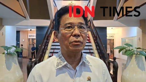 Wakil Ketua KPK, Johanis Tanak, usai rakor bersama para kepala daerah se-Sulsel di Kantor Gubernur Sulsel, Jalan Urip Sumoharjo, Makassar, Kamis (16/10/2025). IDN Times/Darsil Yahya