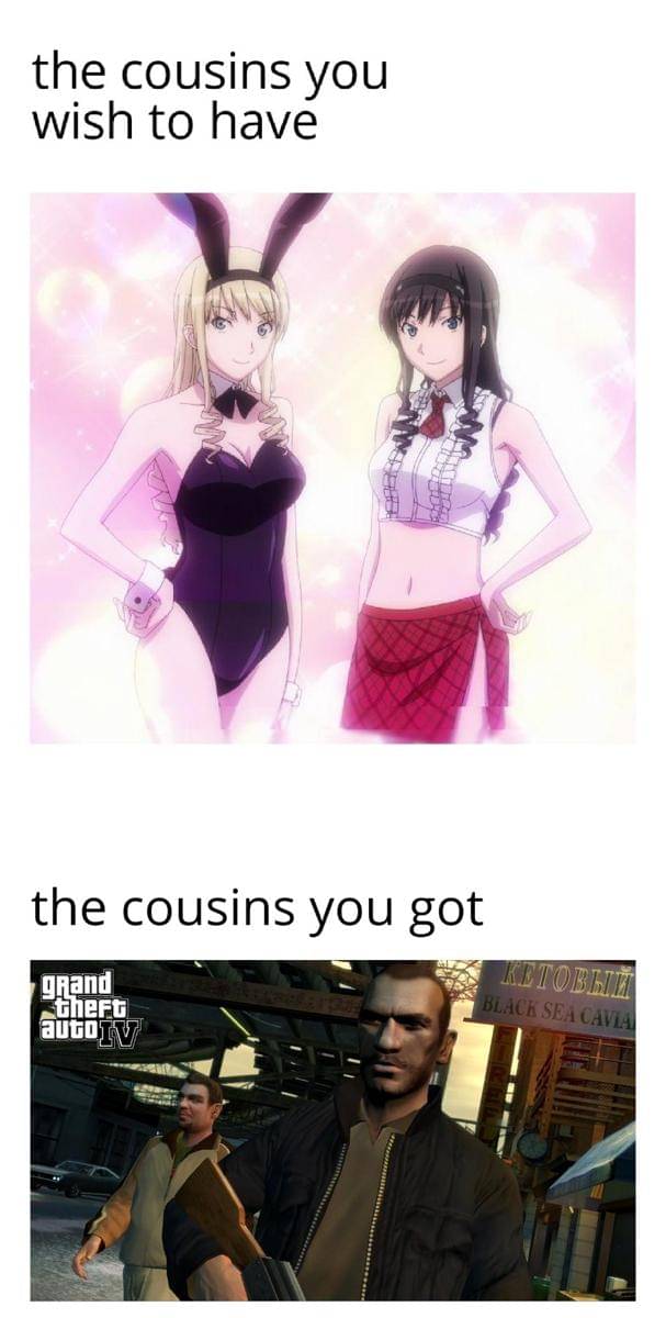 meme anime tentang sepupu