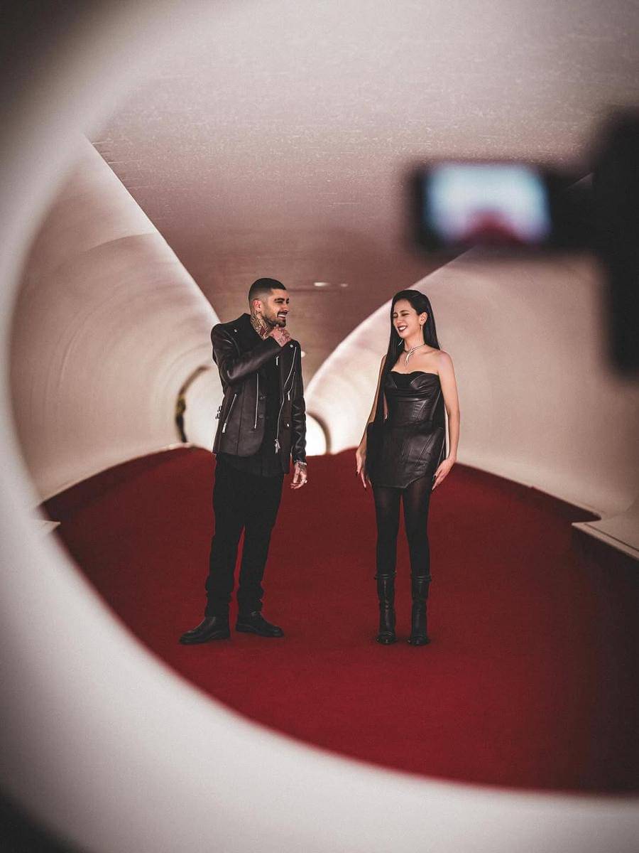 potret Zayn dan Jisoo BLACKPINK