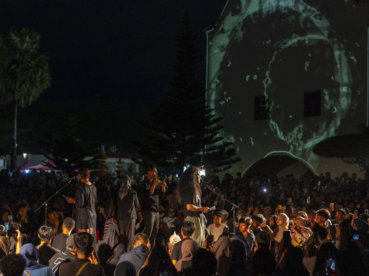 Suasana projection night di MIWF 2025.